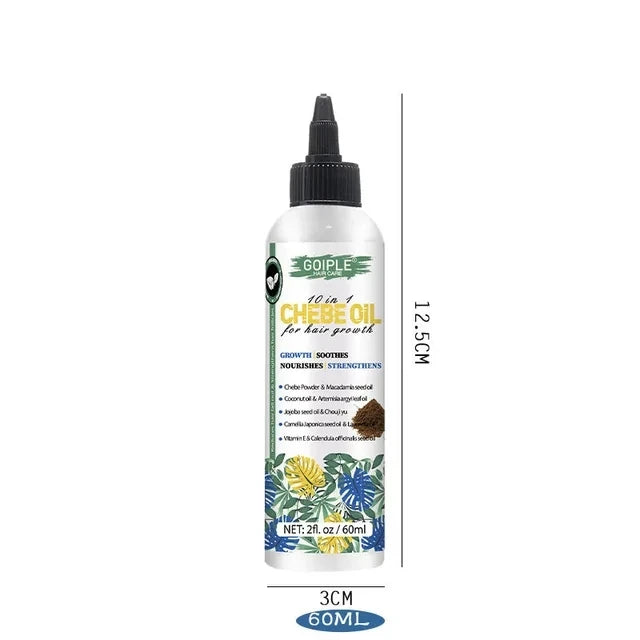Natural Chebe Oil Essence Hair Growth Repair Damaged Anti Hair Break Loss Treatment Moisturizing Scalp Hair Strengthener Oil